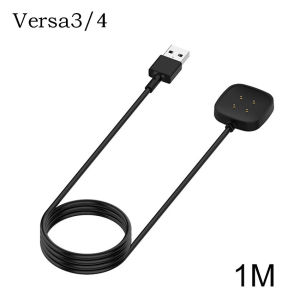 USB Charger Cable Kabel Charging Dock For Fitbit Versa 3 4 Versa Lite Sense 1 2