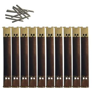 10 miếng Shrapnel Ví làm nguồn cung cấp Khung kim loại Nụ Hôn Clasp cho túi tự làm trong mạ bạc Craft bị bảo vệ