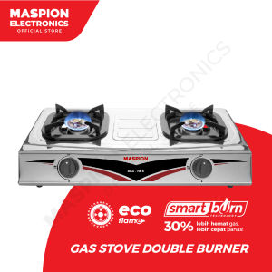 Maspion Kompor Gas 2 Tungku Stainless Steel - MKG709S - FREE ONGKIR Jabodetabek