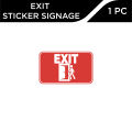 Dsign Entrance and Exit signages sticker 10X6"inches l waterproof l scratchproof, wall sticker.. 