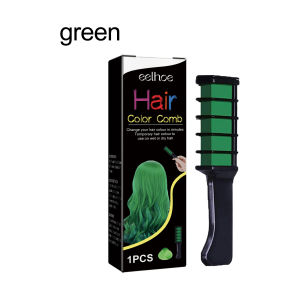 Eelhoe Temporary Hair Dyeing Comb Professional Mini Disposable Hair Chalk Dye 6 Colors Hair Dye Marker Mini Disposable Hair Color Dye Women Girls Hair Color Dyes Comb Hair Mascara Temporary Salon Hair Styling Tools