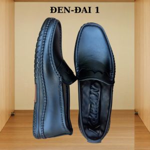 Giày lười da nam mã K269giày da nam cao cấpdòng sản phẩm thủ công thượng hạngchất da bò nhập khẩu với màu đen và nâu.
