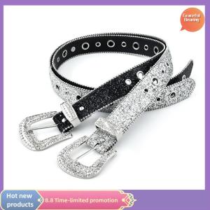 Graceful Shiny Rhinestone Wide Belt Ladies Dress Belt Adult Rhinestone Belt Dress Belt