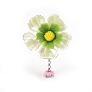 Shell Flower Car Ornaments Car Interior Center Console Mirror Helmet Decorative Accessories Home Office Desk Decoration