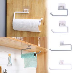 ZJKD42W4D Bathroom Plastic Home Accessorie Paper Self Adhesive Holder Hanger