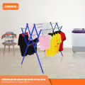 Jemuran Pakaian Baju Besar Aluminium 9 Palang Panjang 150cm x  Tinggi 138cm. 