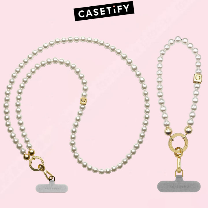 CASETiFY Pearl Cross-body Strap Phone Strap Universal Crossbody