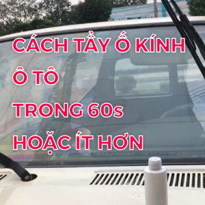 Dung dịch tẩy ố kính ô tô TOKO 60 Tẩy sạch cặn canxi ố mốc kính ố màng dầu ố nhựa cây | Lựa chọn hàng đầu của trung tâm Chăm sóc xe & Garage