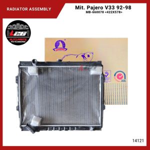 14121 Mitsubishi Pajero V33 1992-1998 Radiator Assembly M/T 422x578x32mm MB660077/MB660076 (Polar)