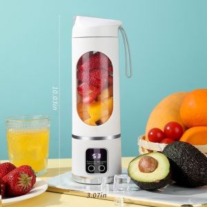 Vixplorn Wireless Portable Blender Juicer 12 Blades 3 Gears Adjustable fruit Mixer Home Outdoor Food Juicer