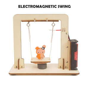 【STEM TOY】DIY STEM toy wooden puzzle student learning science technology physics Solar power Electromagnetic Experiment material kit . HEYBABE.
