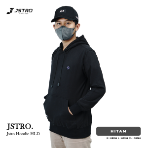 Jstro Hoodie HItam Polos