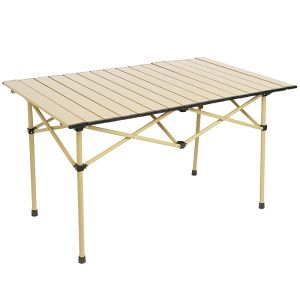 BG- Bàn xếp cắm trại TSD120 GOLD Bàn nhôm gấp gọn chắc chắn độ bền cao.leo núi gấp gọn hợp kim nhôm du lịch dã ngoại phượt