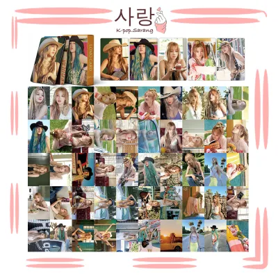 55pcs (G)I-dle Yuqi《COULD IT BE》Orange Cowboy Hat LOMO Card Set Collection Kpop Soojin Jeon So-yeon Minnie Song Yuqi Cho Mi-yeon Yeh Shu Hua Photocard Foto Kad 10pcs