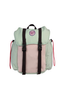 Backpack Tas Perempuan Daily Tas Ransel Canvas untuk Cewek Flora series SMP SMA