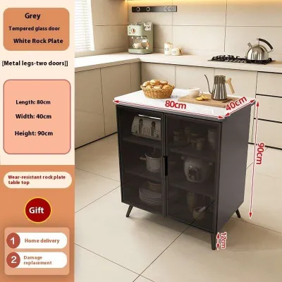 kitchen trolley island Storage Cabinet Kitchen Cutting Table Multifunctional Operating Household Multi Layer Rack Movable Island