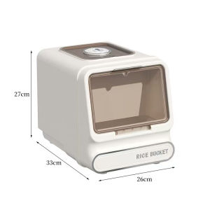 5kg/10kg Airtight Rice Storage Box Insect-Proof Moisture-Proof Rice Container Kitchenware