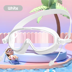 Mamibayi Kacamata Renang Anak Anti Fog Uv Kacamata+Penutup Telinga Laki Dan Perempuan Anak