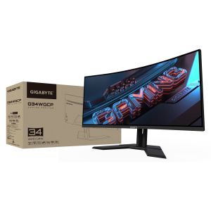 Gigabyte G34WQCP Series 34" VA 1500R WQHD 2K 180HZ 1MS FREESYNC Curved Gaming Monitor