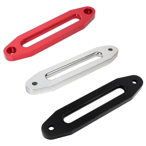 High Strength 10inch Aluminum Hawse Fairlead for Smooth Operation of Synthetic Winch Rope Reliable Offroading Recovery
