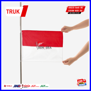 BENDERA TRUK MERAH PUTIH