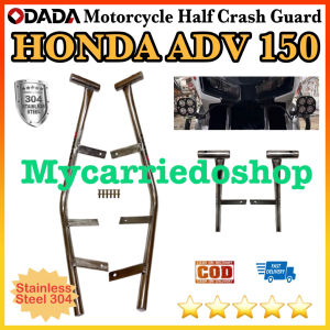 ODADA Motorcycle Stainless Steel 304 Half Crash Guard Pair For Honda ADV 150 Good Quality Made In Thailand