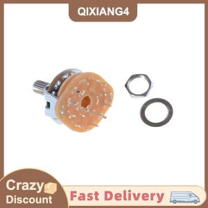 【QIXIANG4】 กีต้าร์เครื่องขยายเสียง Channel band ROTARY SWITCH SELECTOR RS25 3 POLE 4 position 3P4T