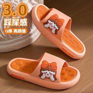 [Free Shipping] WomenS Summer Korean-Style Home Indoor Bathroom Non-Slip Odor-Resistant Thick-Soled Outdoor Sandals Flat And Comfortable