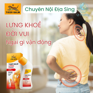 Chai lăn tiện lợi Lotion/kem Massage Thảo Mộc Tiger Balm Con Hổ 80ml sx Malaysia - Nội địa Singapore