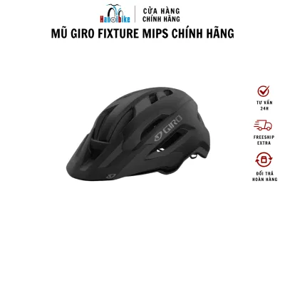 Mũ bảo hiểm xe đạp thể thao GIRO FIXTURE MIPS mã 7089261 - Đen - M/L (54-61cm) - Đen