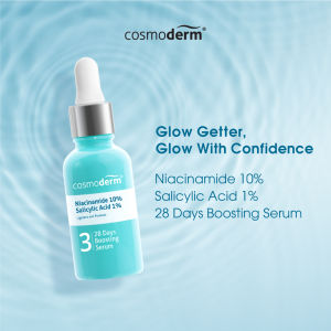 Cosmoderm Niacinamide 10% Salicylic Acid 1% 28 Days Boosting Serum 30ml