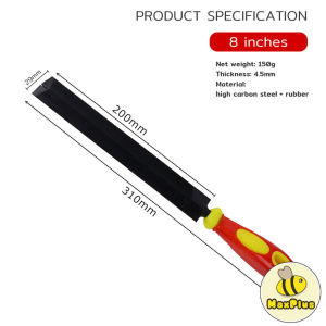 MaxPlus 8 inch Hand Saw Files Pruning Saw File Diamond-Shaped Sharpening Shaping Grinding Hand Tools