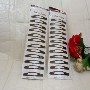 ( 1 Card isi 12 ) Jepitan Rambut TikTok TANGGUNG PINK / Jepit Tik Tok Hairclip / Hairpin Korea Fashion Isi 12 Pcs