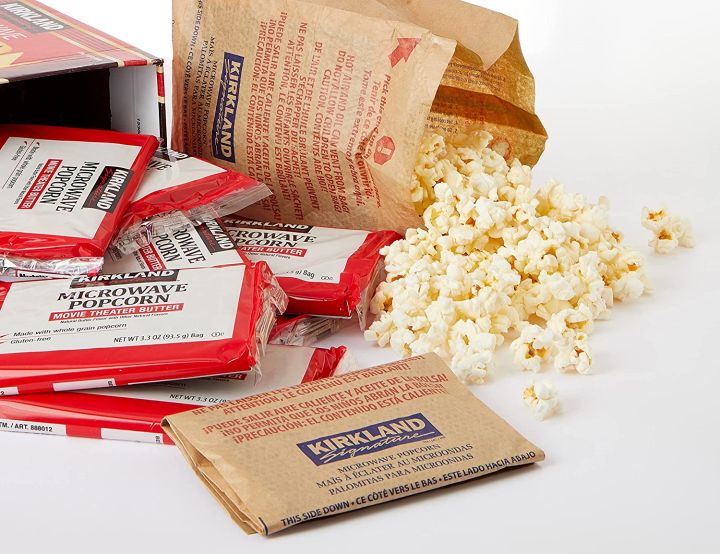 kirkland ป๊อปคอน ไมโครเวฟ รสเนย ข้าวโพดคั่ว Microwave Popcorn Movie