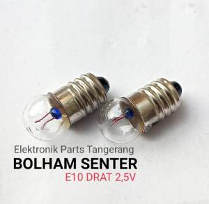 Bohlam Senter 3 6 12 volt 25v 38v 6v 12v 25 2.5 38 3.8 6 12 volt