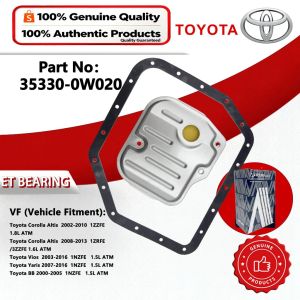 Aisin Toyota Corolla Altis Vios Car 35330-0W020 Automatic Transmission Filter & Gasket