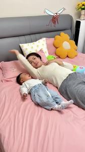 Foldable Mosquito Net 360° Enclosed Sleeping Cover for Bedroom Nursery Dormitory Child-Oriented Design