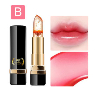 [COD]Lipstik Bunga Jelly Color Mengubah Emas Foil Hydrating Moisturizing Lip Balm -💖Catherine