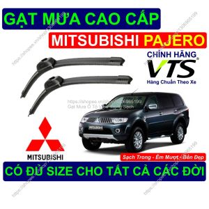 Gạt Mưa Bền Đẹp Kính Lái Mitsubishi Pajero Cặp Gạt Mưa Kính Lái Mitsubishi Pajero.. Có Đủ Size Cho Các Đời Xe Pajero
