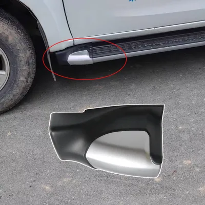 【The-Best】 Car Foot Pedal Side Step Bar Running Board Tread Door Welcome Pedals Protective Angel Styling Moldings For Isuzu D-Max Dmax