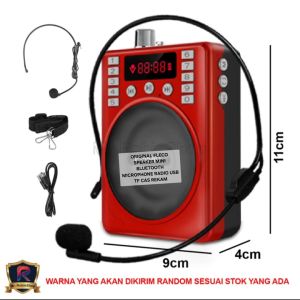 F14 ORIGINAL FLECO MEGAPHONE SPEAKER BLUETOOTH MIC MINI SPEKER USB TIPE TYPE C SPK MIK MIX CAS CHAS
