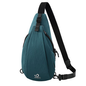 WATERFLY Small Crossbody Sling Bag Light weight Women Men Sling Backpack Stylish Casual Cross Body Bag Adjustable Straps Chest Bag Daypack for Shopping Hiking Travelling
