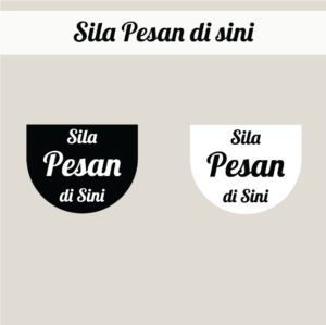 Order Here Pay Here & Pick up Here Sign | Tanda Pesan & Bayar Counter | Counter Signage Cashier Restaurant Cafe Clinic