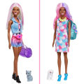 Barbie Day-to-Night Color Reveal Doll ตุ๊กตาบาร์บี้ จุ่มน้ำ พร้อมชุดไปเที่ยวสำหรับกลางวันและกลางคืน ของแท้. 
