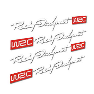 COSE Auto Accessories Vinyls Decals Vinyl Stickers Car Styling WRC World Racing Car Door Handle Decal Car Stickers Dual Color Design