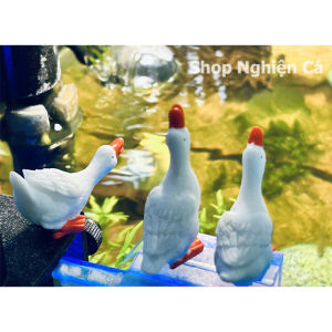 [TỔNG HỢP] Combo Mô Hình Tiểu Cảnh Chó Mèo Vịt trang trí thành bể cá tiểu cảnh