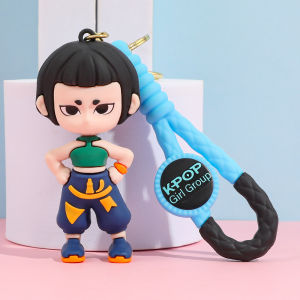 New K-Pop: Demon Hunters Cartoon Girl Group Keychain Bag Charm Anime Key Chain Small Gift