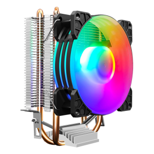 Double Copper Tube CPU Fan Desktop Computer Luminous Mute AMD Air-Cooled cpu Radiator