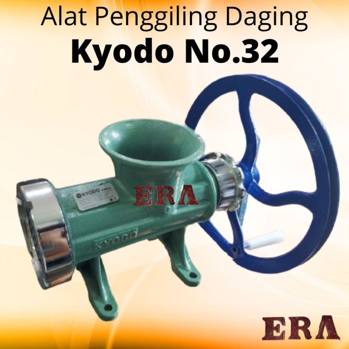 Kyodo - Alat Penggiling Daging No. 32 Mesin Giling Daging Manual dan Mesin Meat Grinder