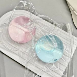 JUVIAAL Soft Squishy Toys Slow Rising Transparent Ball Quick-rebound Squeeze Toy Cute Soft Simulated Coconut Oil Squishy Ball Hand Relax
